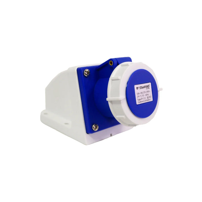 Enchufe Industrial Hembra Sobrepuesta IP67 16A 220V 2P+T (10/30) STANFORD