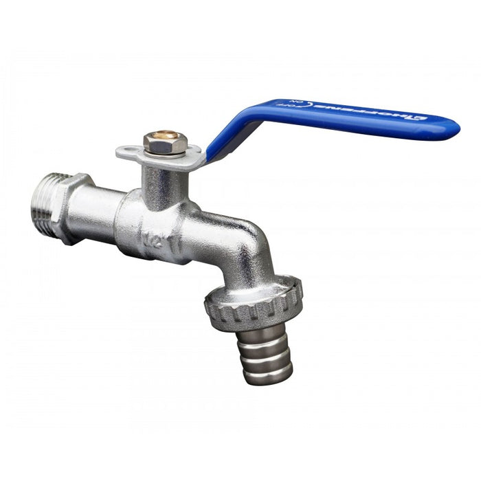 Llave Bola HE HE Laton Manilla Azul Hoffens