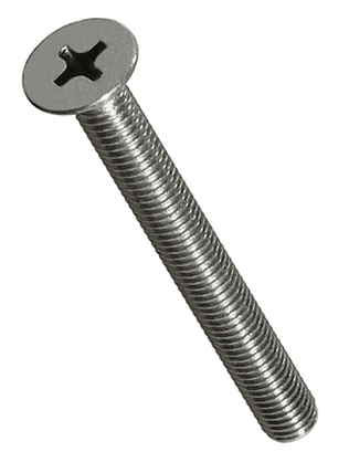Perno de Cocina Cabeza Plana Inoxidable A2 Métrico - M2 a M6