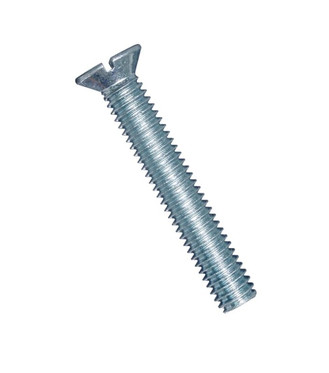 Perno de Cocina Cabeza Plana Zincado en Pulgadas Caja de 100 Unidades - 1/8" a 5/16"