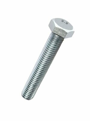 Perno hexagonal métrico zincado grado 8.8 con hilo corrido