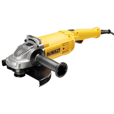 ESMERIL ANGULAR 9" 2.200W | INCLUYE (1) LLAVE, (1) GUARDA Y (1) DISCO DE DESBASTE DEWALT