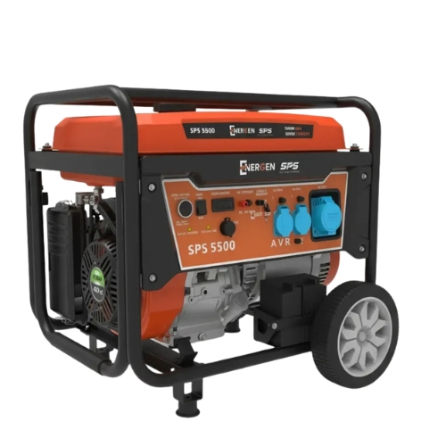 GENERADOR A GASOLINA MONOFASICO 220V 5500W CONEXION ATS ENERGEN